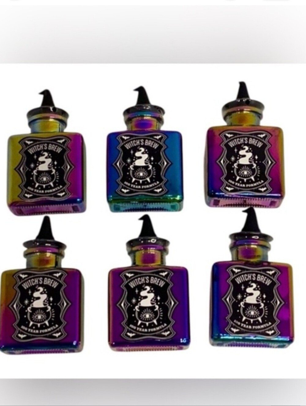 💚 Set of 6 Witches Brew Potions Bottles